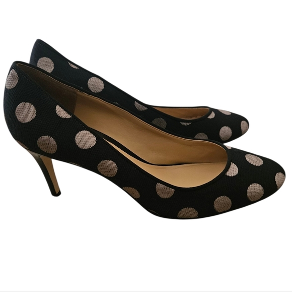 Talbots Polka Dot Pumps Women 10.5M - Picture 3 of 5